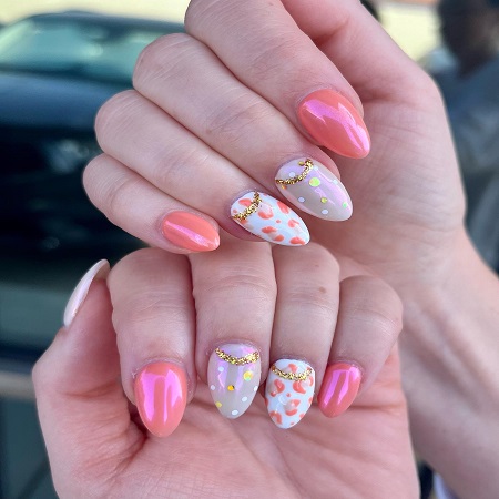 K FOREVER NAILS - PINK & WHITE